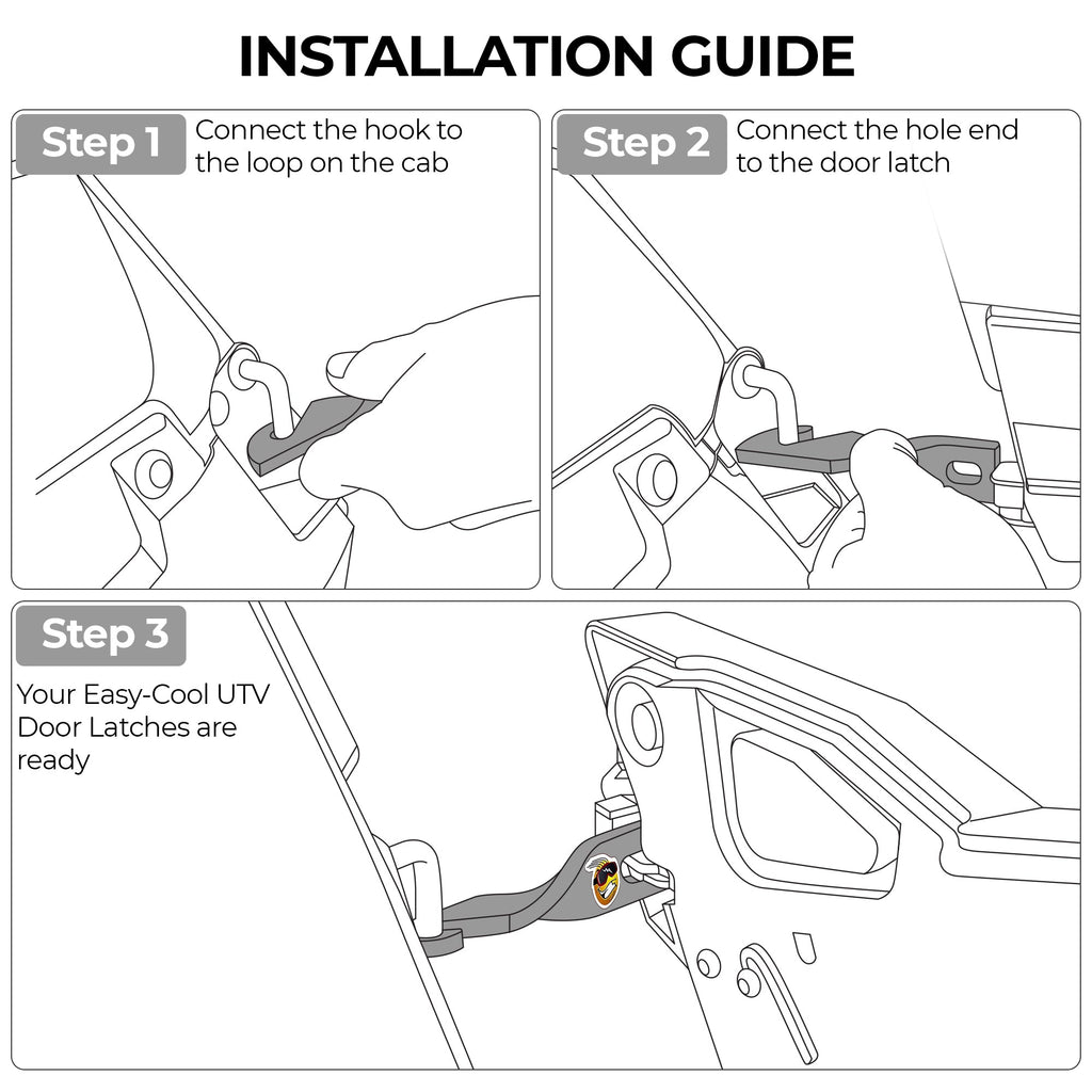 Easy-Cool XL UTV Door Latches