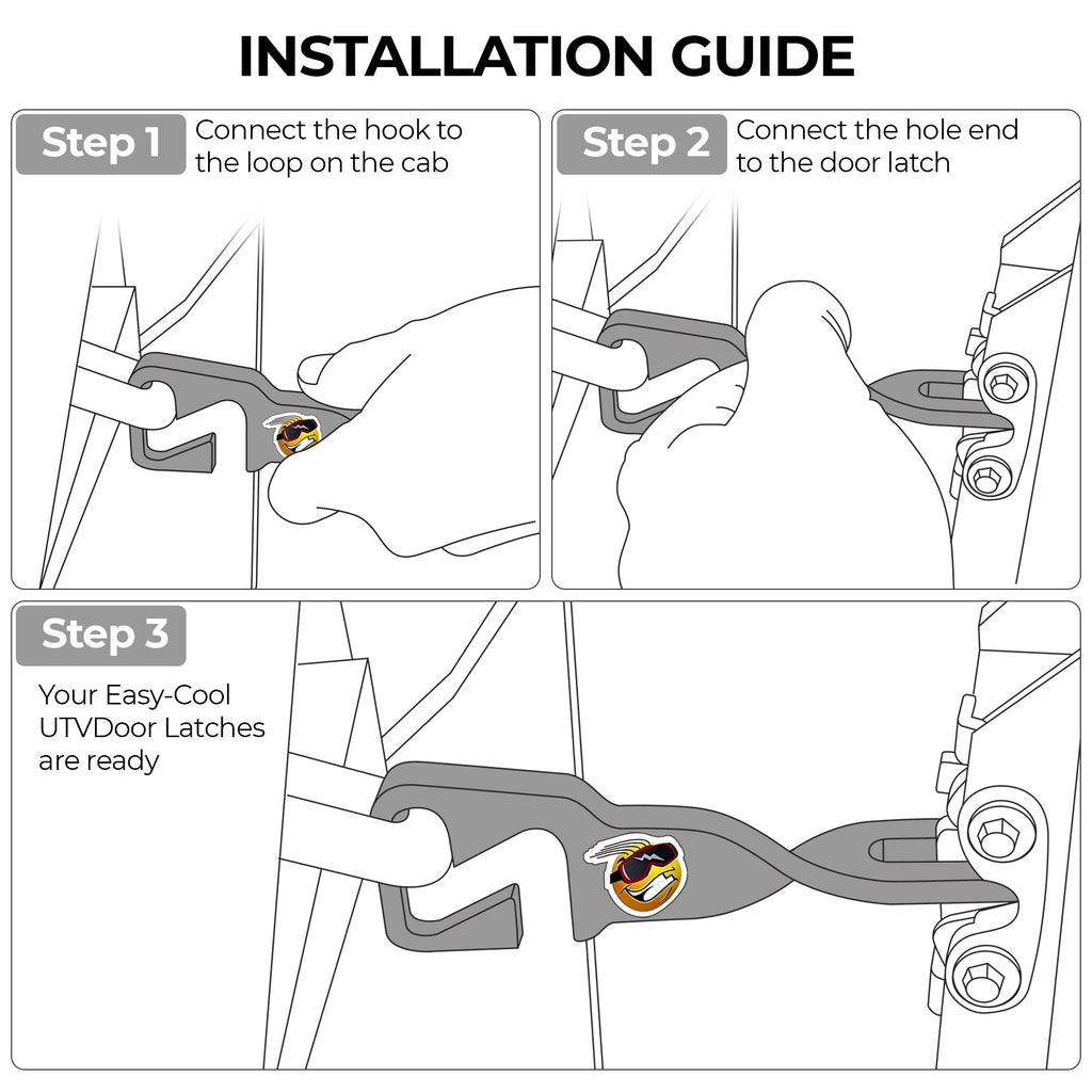 Easy-Cool UTV Door Latches