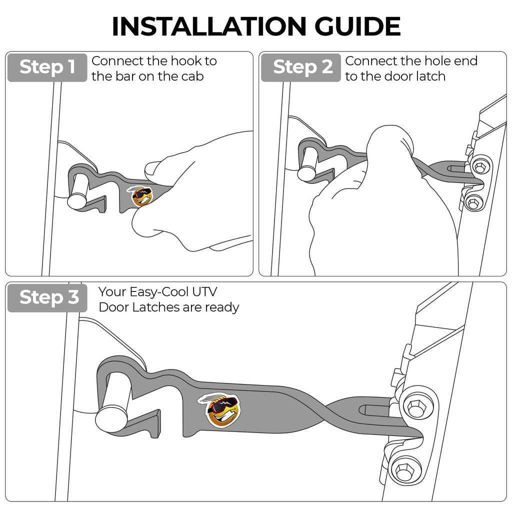 Easy-Cool UTV Door Latches