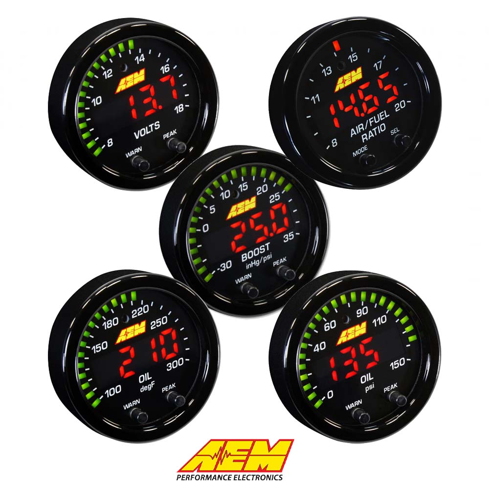 AEM X-Series Gauges | All Models