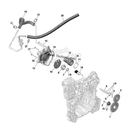 BRP Water Pump & Engine Cooling Components | Can-Am X3