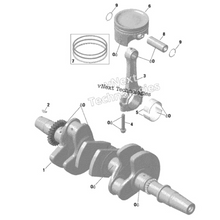 Load image into Gallery viewer, BRP Engine Block &amp; Components - Crankshaft &amp; Pistons | Can-Am X3