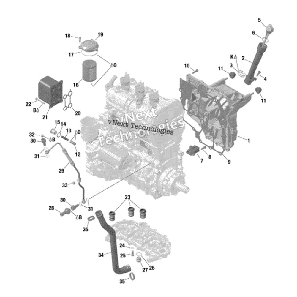 BRP Engine Lubrication & Components | Can-Am X3