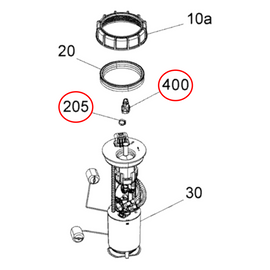 BRP Fuel Pump Assembly Quick Disconnect Fitting | Can-Am X3