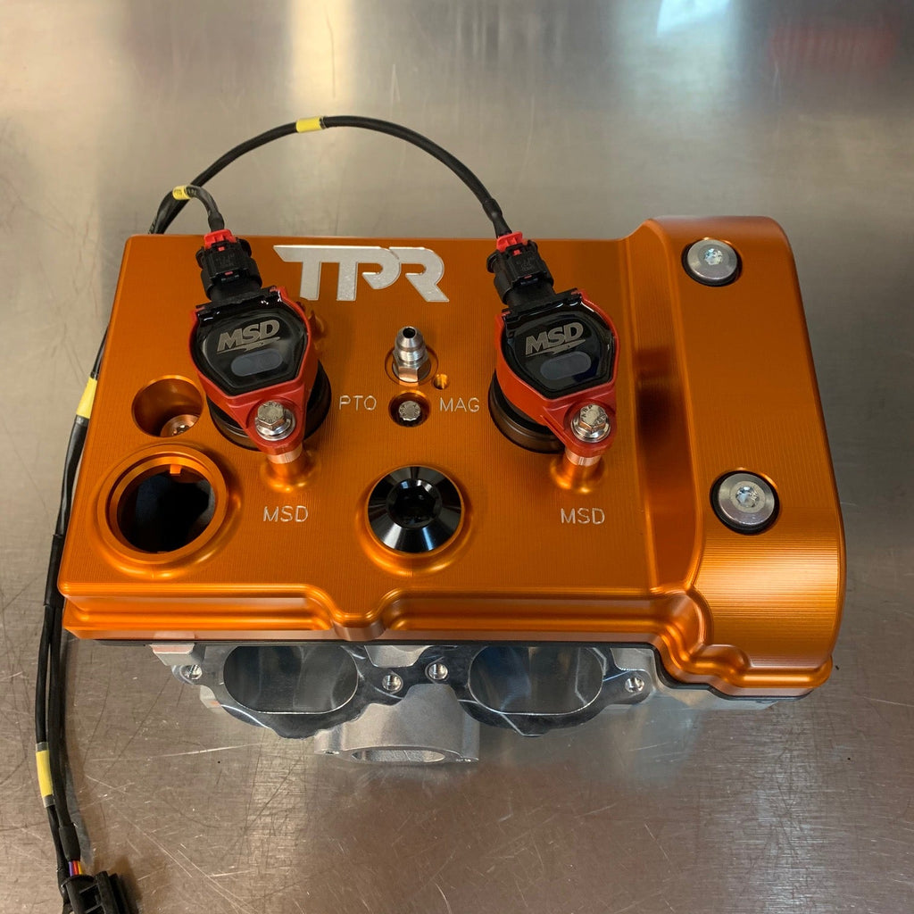 TPR010 - ORANGE Billet Valve Cover - RZR