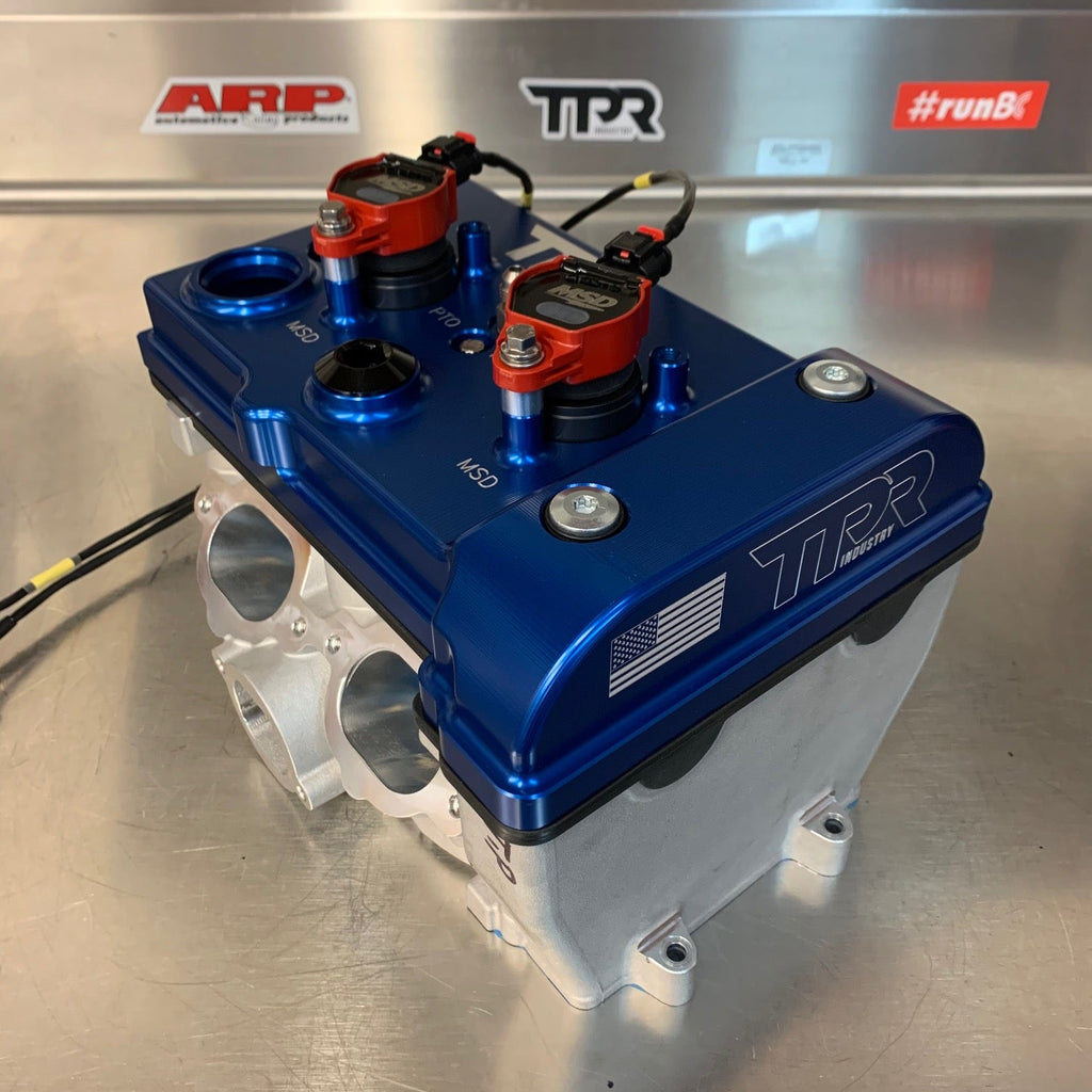 TPR010 - BLUE Billet Valve Cover - RZR