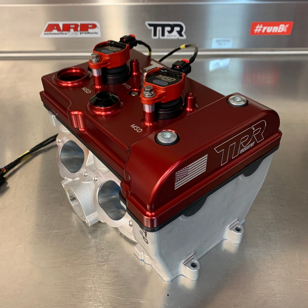 TPR010 - RED Billet Valve Cover - RZR