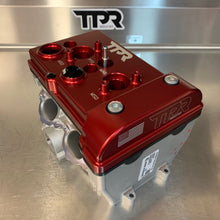 Load image into Gallery viewer, TPR016 - RED Billet Valve Cover W/Oilers - Turbo R / Pro XP