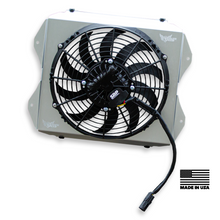 Load image into Gallery viewer, WSRD 10&quot; Intercooler Fan Shroud &amp; Fan Assembly | Can-Am X3