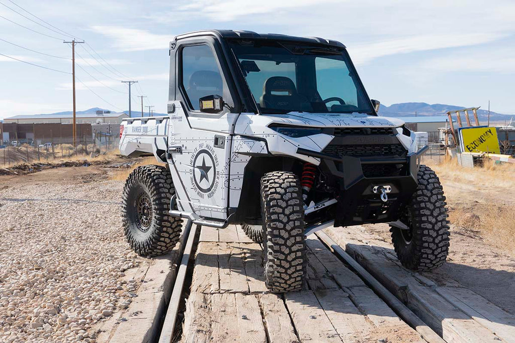 POLARIS RANGER (2021-2022) +2" FORWARD HIGH CLEARANCE FRONT A-ARM KIT AND HIGH CLEARANCE REAR A-ARMS BOTH WITH BUILT IN LIFT - RAN-05321