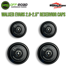 Load image into Gallery viewer, MTS Off-Road Schrader Valve Reservoir Caps (FOR 2.0-2.5&quot; WALKER EVANS RESERVOIRS ONLY)