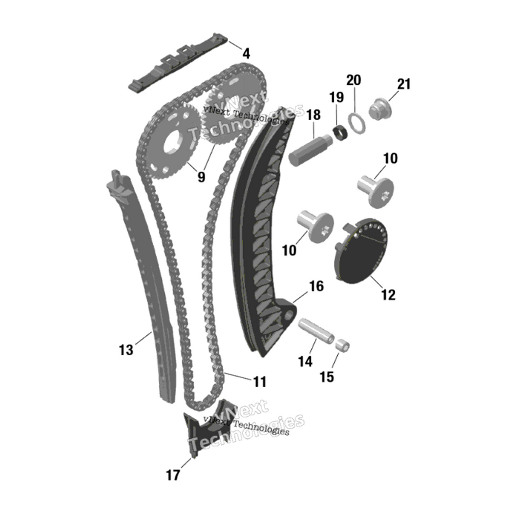 BRP Timing Chain & Components | Can-Am X3